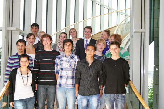 Remscheider Jugendrat zu Besuch im Landtag von NRW