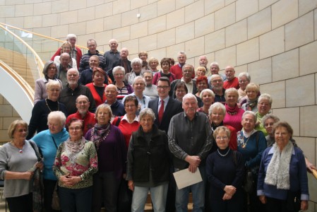 Remscheider SPD-Senioren besuchten Sven Wolf im Landtag 