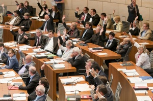 Abstimmung Plenum Landtag 2