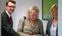 Jutta Velte und Beatrice Schlieper von Bündnis90/Die Grünen