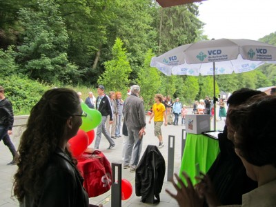 Ca. 700 Besucher fanden den Weg in den Brückenpark