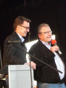 Sven Wolf mit Horst Kläuser