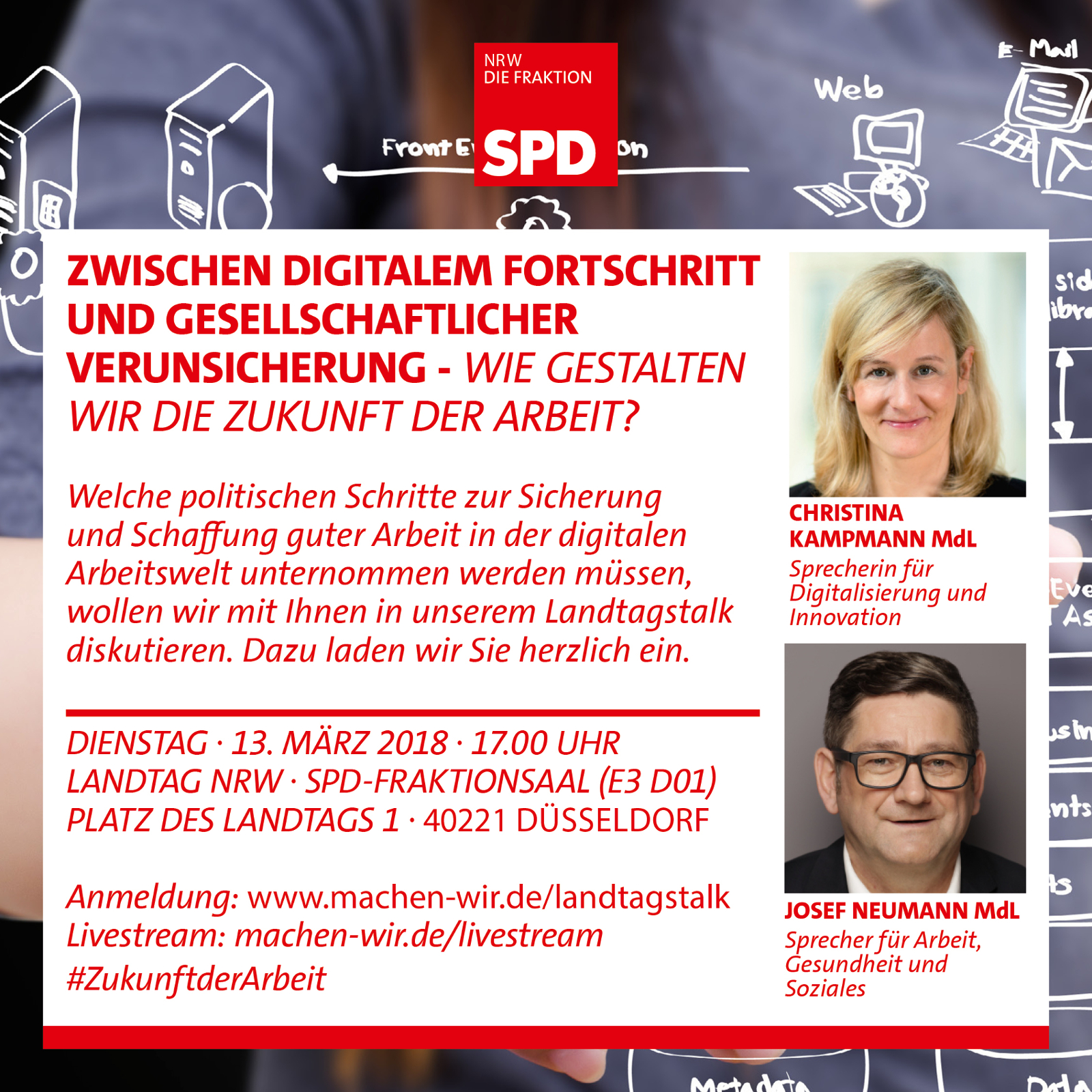 Wie werden wir in Zukunft arbeiten? Veranstaltung in Düsseldorf