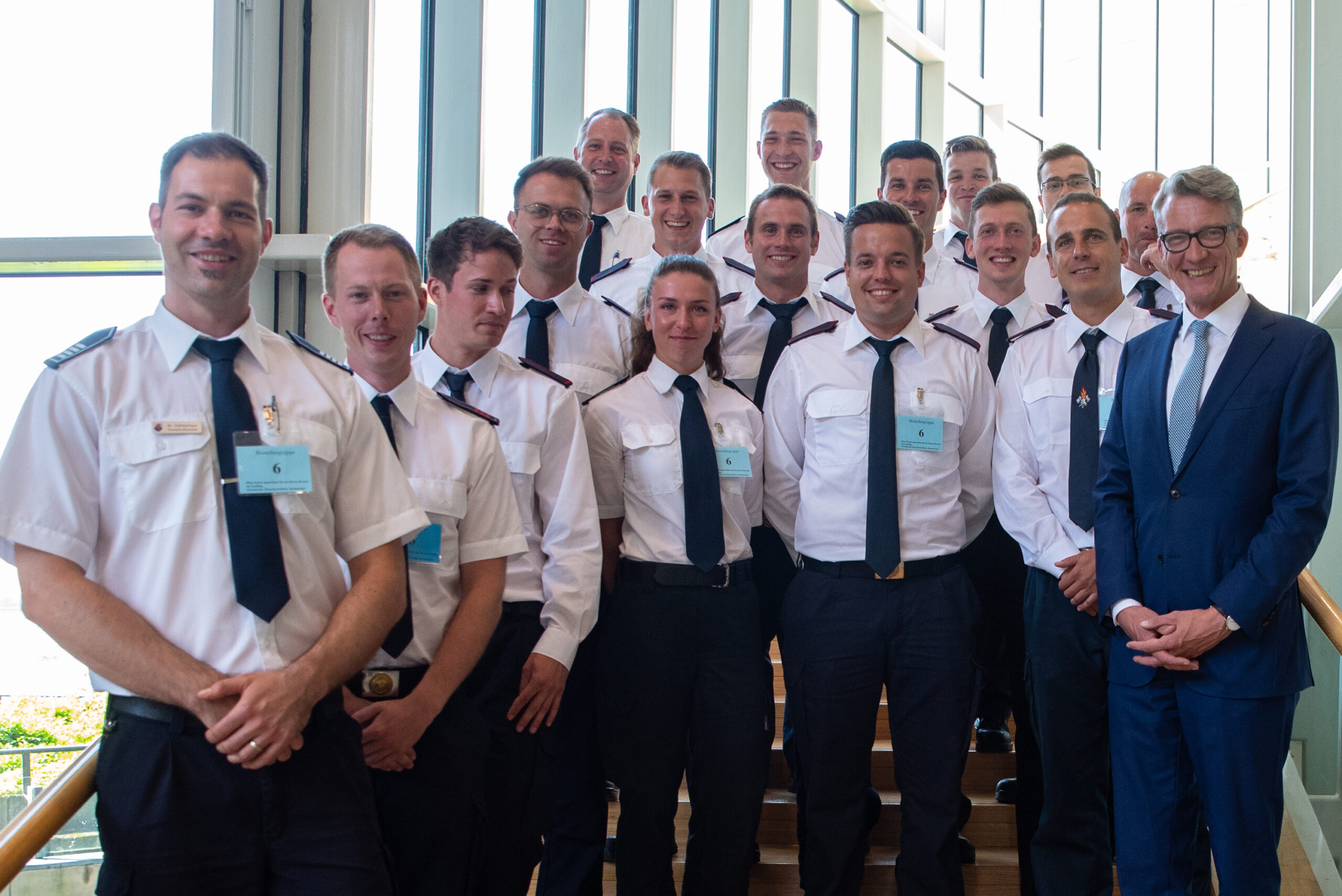 Feuerwehr im Landtag